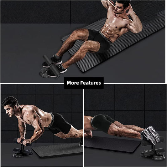 2-Suction Double-Sided Leg Support Exerciser Tool – The Ultimate Sit-Up & Core Trainer
