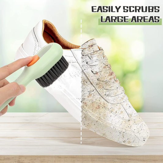Multi-Purpose Shoe Cleaning Brush – Compact Scrubber for Leather, Suede, Sneakers & More